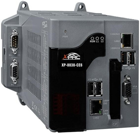 Изображение товара Промышленный контроллер ICP DAS XP-8038-CE6 с Windows CE 6.0 и Ethernet