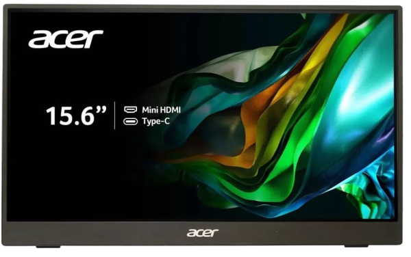 Изображение товара Монитор Acer PM161QJbmiuux 15.6'' Full HD IPS антибликовое встроенные динамики