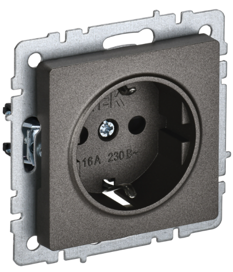 фото Розетка с заземлением  IEK BR-R14-16-K45 в Казани