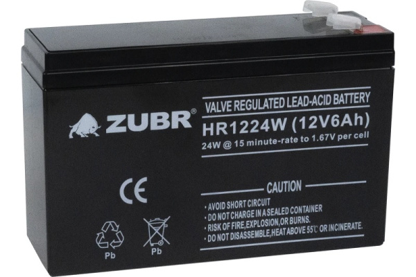 Изображение товара Батарея ZUBR HR12-24W(ZUBR)
