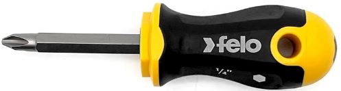

Отвертка Felo 46926010 Ergonic Stubby с двухсторонней битой SL5.5хPH2 60мм, 46926010