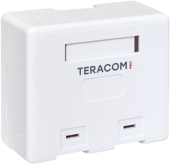 

Корпус внешней розетки EKF TRP-EBOX-2KSTN-WH TERACOM PRO на 2 модуля Keystone со шторками и маркерами белый, TRP-EBOX-2KSTN-WH