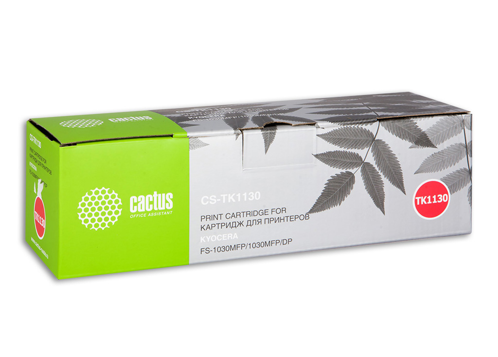 

Картридж Cactus CS-TK1130 для принтеров Kyocera FS-1030MFP/FS-1130MFP,чёрный 3000 стр., CS-TK1130