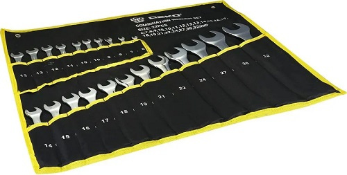 Изображение товара Набор гаечных ключей DEKO DKHT22 22 шт набор профессиональных инструментов
