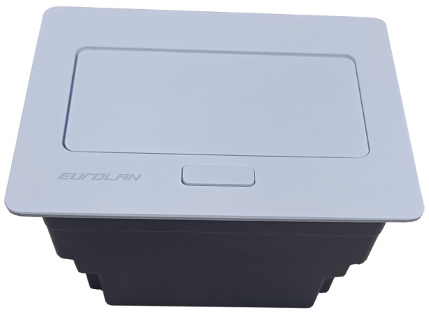 

Настольный блок розеток Eurolan 27T-00-01WT выдвижной 4 модуля 45*22,5 мм, белый, 27T-00-01WT