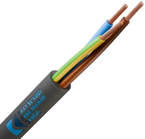 Изображение товара Провод ККЗ 01-8043-4 ПВС электромонтажный трёхжильный 0.75 мм2 чёрный