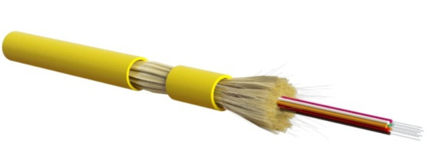 Изображение товара Волоконно-оптический кабель Hyperline FO-DT-IN-9S-8-LSZH-YL 8 волокон 9/125