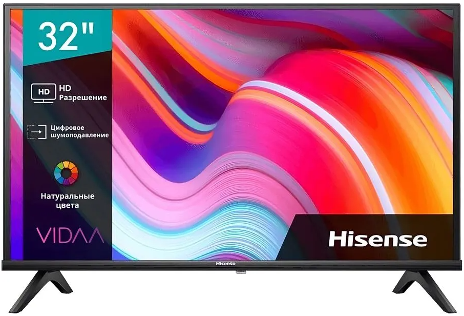 

Телевизор Hisense 32A4K черный, HD, DVB-T, DVB-T2, DVB-C, DVB-S, DVB-S2, SMART TV, 32A4K