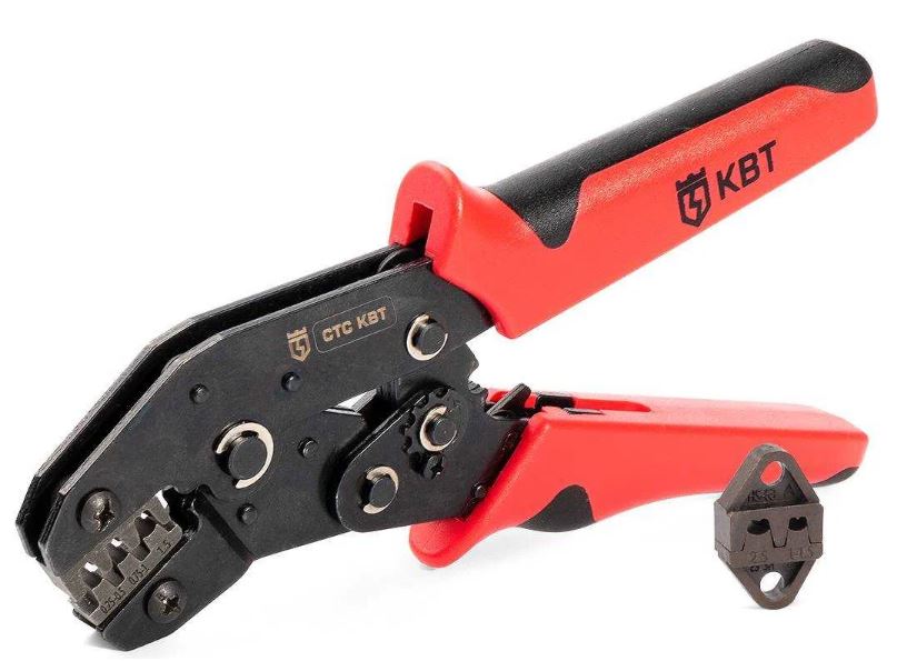 

Пресс-клещи КВТ 85137 с набором матриц СТС-А серия ПРОФИ, 85137