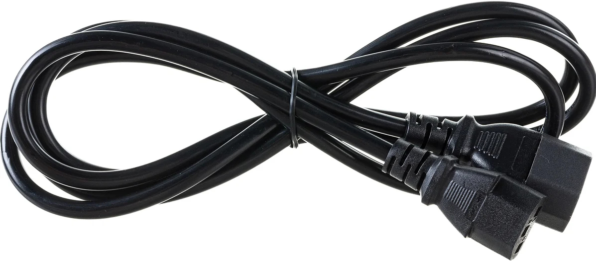 

Кабель питания Exegate EX297755RUS Special EC-1S (C13->C14, 3*0.5mm2, CCA, черный, 1м), EX297755RUS