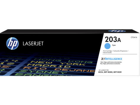 

Картридж HP 203A CF541A для CLJ Pro M254 MFP M280/281 (1300 стр), голубой, 203A