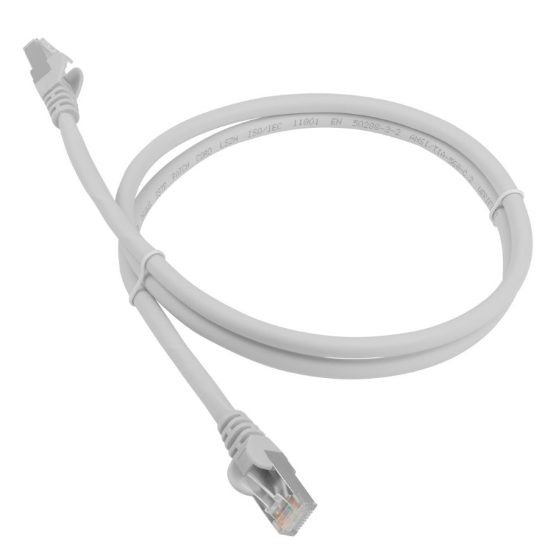 фото Кабель патч-корд  Lanmaster LAN-PC45/S6A-1.0-WH