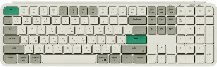 

Клавиатура Wireless Keychron B6 Pro B6P-K12 ультратонкая, 109 клавиш, ножничные переключатели, цвет Retro Green, B6 Pro