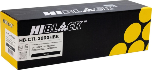 Изображение товара Картридж Hi-Black HB-CTL-2000HBK для лазерных принтеров PANTUM