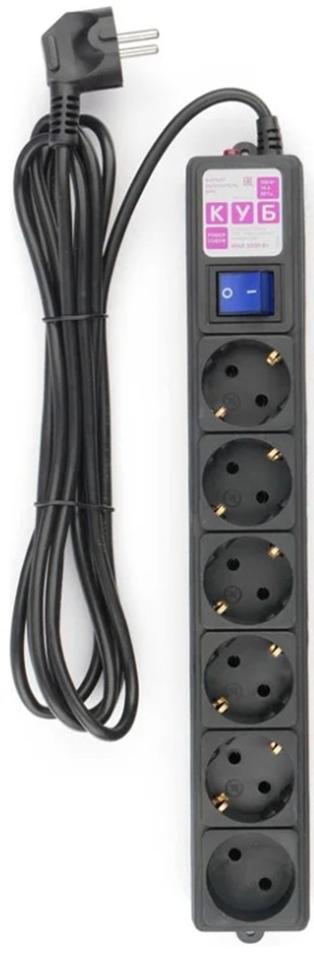 фото Сетевой фильтр  Power Cube SPG6-B3M