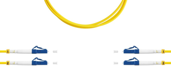 фото Патч-корд волоконно-оптический TELCORD ШОС-2x3.0-2LC/U-2LC/U-SM-0.3м-LSZH-YL в Ростове-на-Дону