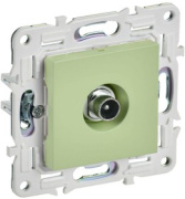 фото Розетка телевизионная проходная IEK SK-A10-P-K06