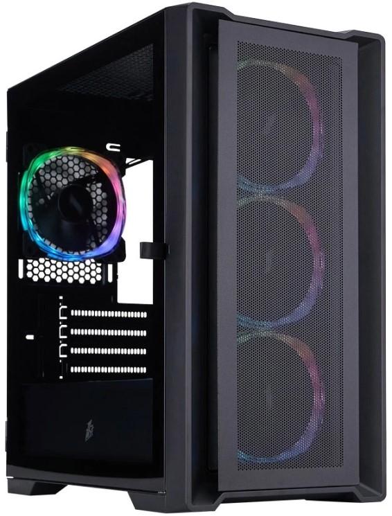 

Корпус mATX 1STPLAYER TRILOBITE T4 MESH T4-BK-4FS7 без БП, 2*USB 3.0, USB 2.0, TRILOBITE T4 MESH