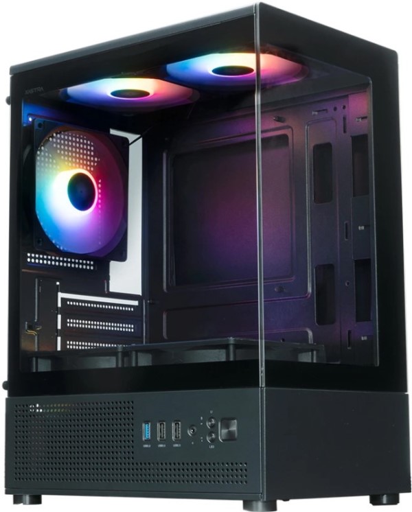 

Корпус mATX Xastra Q300M 5ARGB-C6 Black без БП, USB 3.0, 2*USB 2.0, Q300M 5ARGB-C6 Black