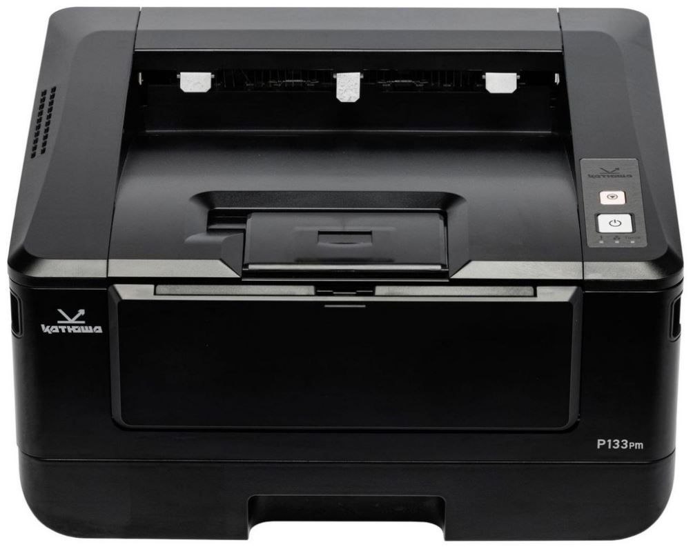 

Принтер лазерный черно-белый Катюша P133pm А4, 33 стр/мин.,1200 dpi. 1GB RAM, Ethernet, USB, USB-host. Тонер в комплекте на 700 отп. Произ-во РФ, P133pm