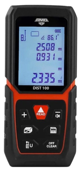 Изображение товара Дальномер AMO DIST 100 - точное измерение до 100 метров для строительства и ремонта