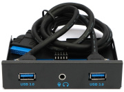 фото Планка Gembird FP3.5-USB3-2A-HDA