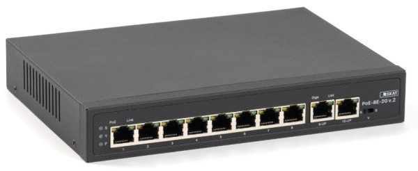 фото Коммутатор  Бастион SKAT PoE-8E-2G v.2 в Екатеринбурге