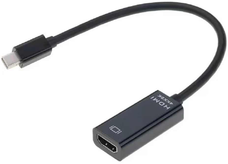 

Переходник BION BXP-A-mDPM-HDMIF-015 с кабелем mini DisplayPort - HDMI, 20M/19F, 4K/30Hz, 15см, черный, BXP-A-mDPM-HDMIF-015