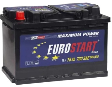 Изображение товара Батарея EUROSTART EB750 12 В 75 Ач Клемма