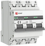фото Автоматический выключатель  EKF mcb4763-3-01C-pro