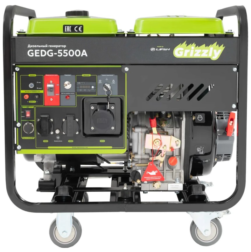

Генератор дизельный Grizzly GEDG-5500A, GEDG-5500A