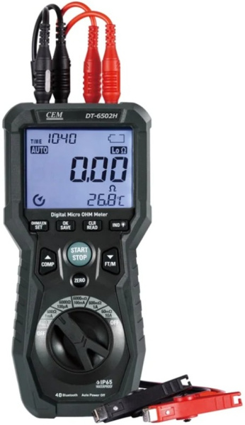 Изображение товара Цифровой микроомметр CEM DT-6502H для измерения сопротивления и температуры