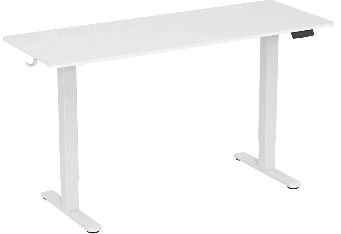 

Стол компьютерный Cactus CS-EDL-WWT столешница ДСП белый каркас белый 160x71x60см, CS-EDL-WWT