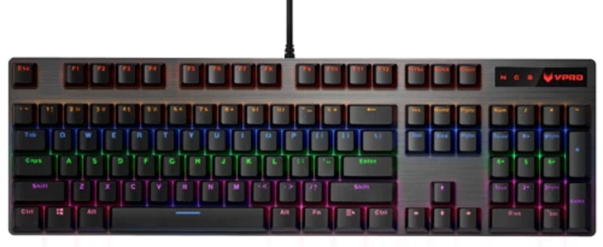 

Клавиатура Rapoo V500PRO проводная компьютерная черная, V500PRO