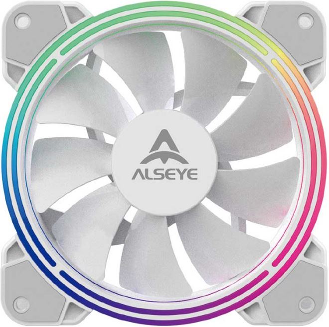 

Вентилятор для корпуса ALSEYE Halo 4.0 120x120x25mm, 800-2000rpm, 42,5CFM, 35dBa, RGB, 4-pin, white, (3-pack), Halo 4.0