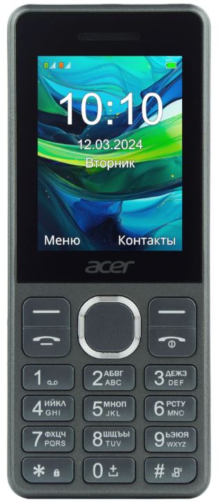 

Мобильный телефон Acer Disco DS24 GP.OTH11.06N Dark Grey, Disco DS24