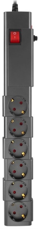 

Сетевой фильтр Buro 600SPRO-16-1.8-G 1.8м (6 розеток) графитовый (коробка), 600SPRO-16-1.8-G