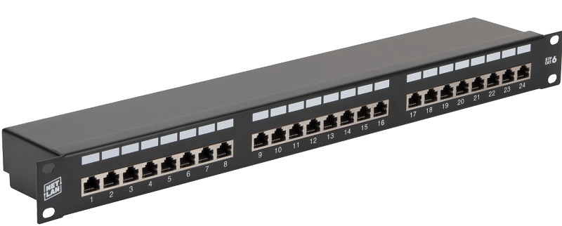 

Патч-панель Netlan EC-URP-24-SE2 19", 1U, 24 порта, Кат.6 (Класс E), 250МГц, RJ45/8P8C, 110/KRONE, T568A/B, экранированная, черная, EC-URP-24-SE2