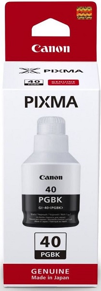 

Картридж Canon GI-40 BK 3385C001 черный (170мл) для Canon Pixma G5040/G6040, GI-40 BK
