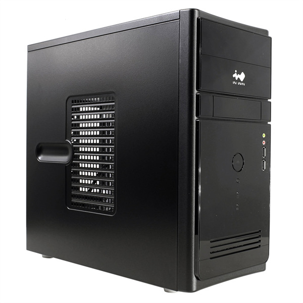 

Корпус mATX InWin ENR021 6197045 черный, 600W, 2*USB 3.0, HD audio, ENR021