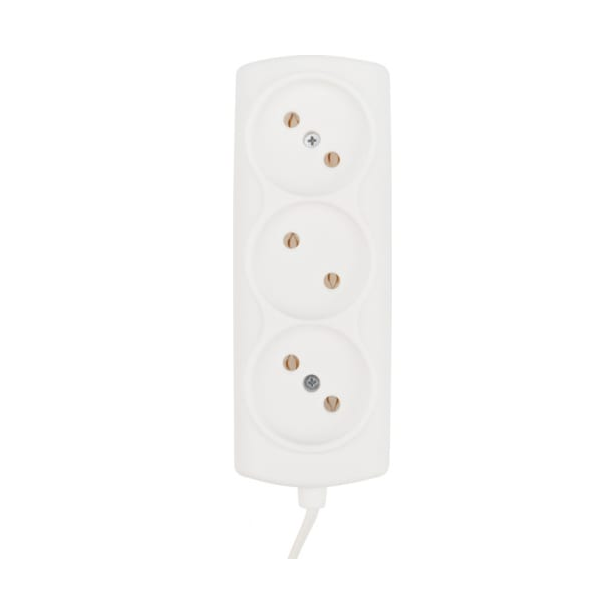 

Удлинитель PROconnect 11-7211 STANDARD 3 гнезда, 3 м, 2х0.75 мм2 , б/з, белый, 11-7211