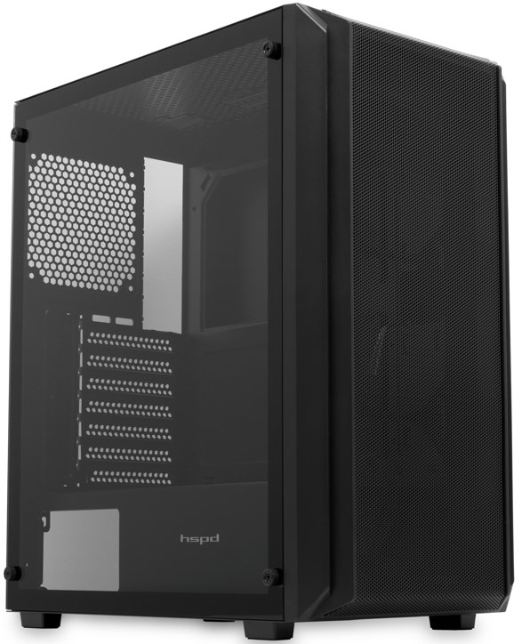 

Корпус eATX HSPD M730-TGBK без БП, USB 3.0, M730-TGBK