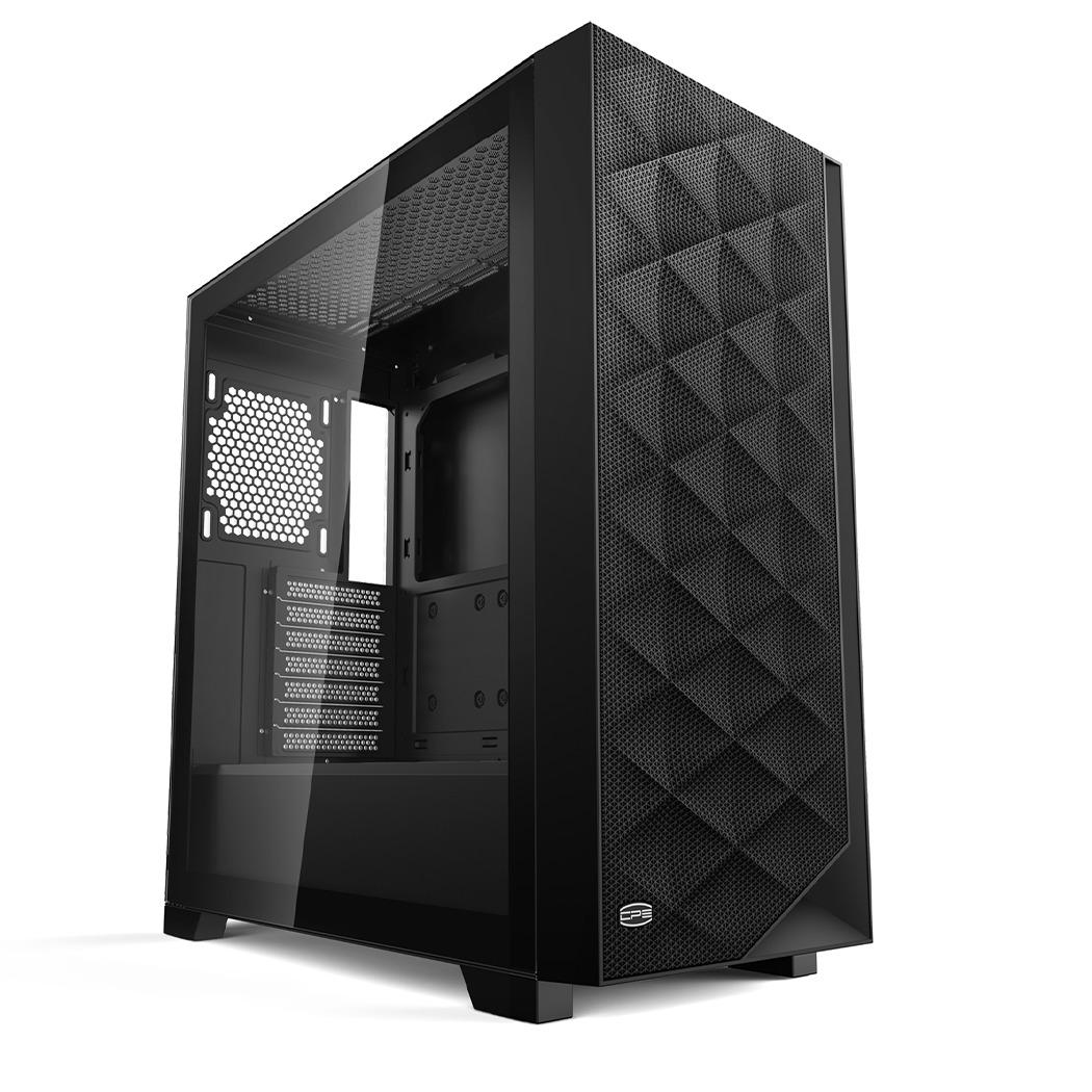 

Корпус eATX PCCooler C3D510 BK черный, без БП, закаленное стекло, 2*USB A 3.0, C3D510 BK
