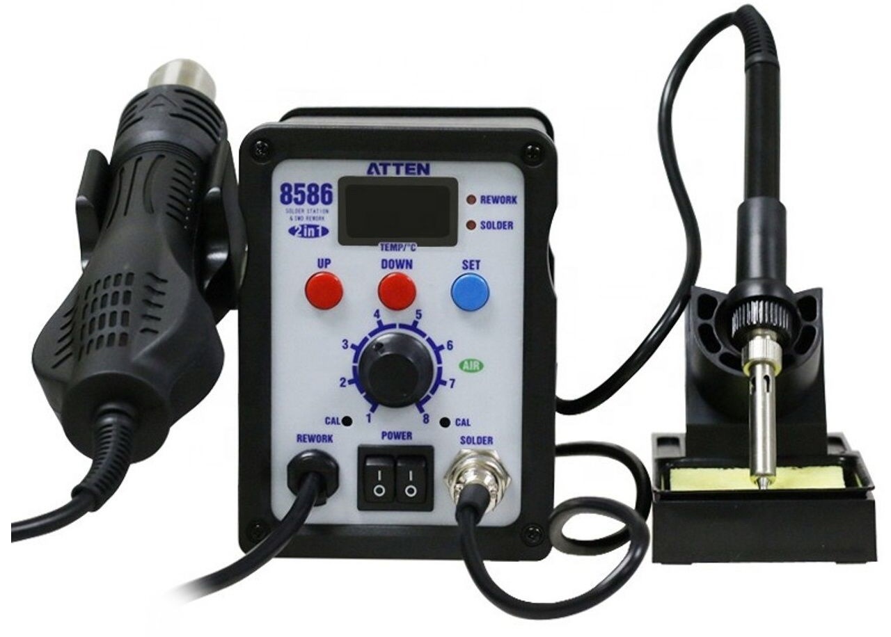 

Паяльная станция термовоздушная Atten AT8586 ACD031918 230V(V3.0), AT8586