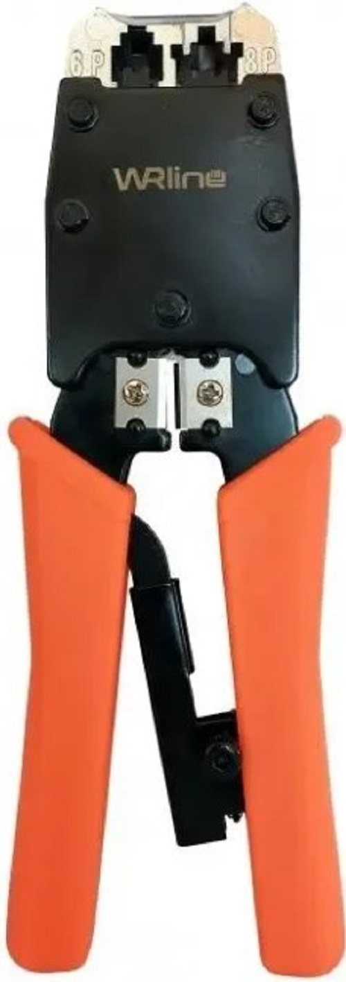 

Инструмент для обжима WRLine WR-500R для RJ45/8P8C, RJ12/6P6C и RJ11/6P4C, WR-500R