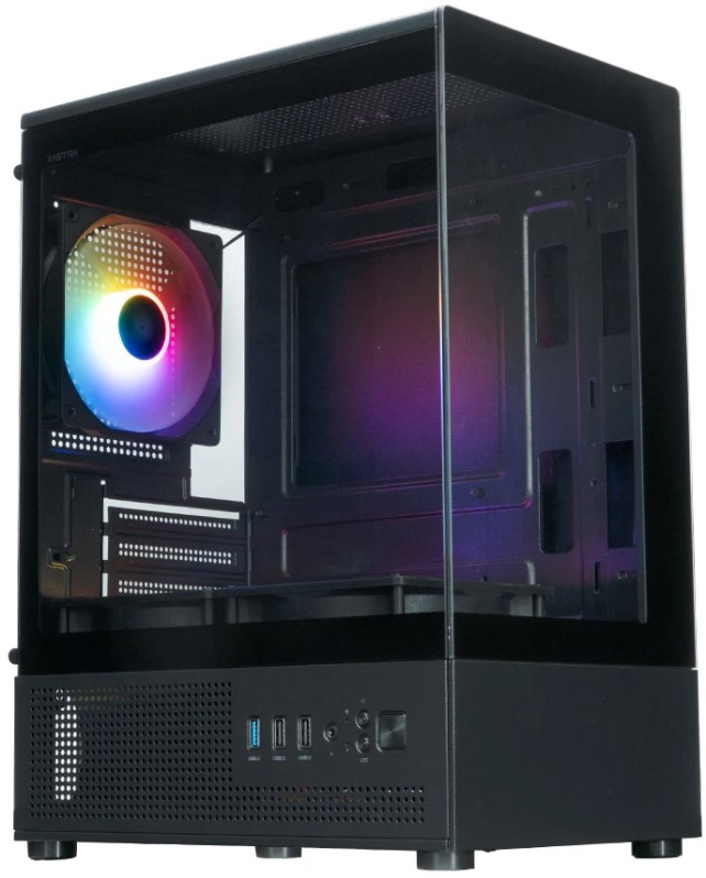 

Корпус mATX Xastra Q300M 3FRGB Black без БП, USB 3.0, 2*USB 2.0, Q300M 3FRGB Black