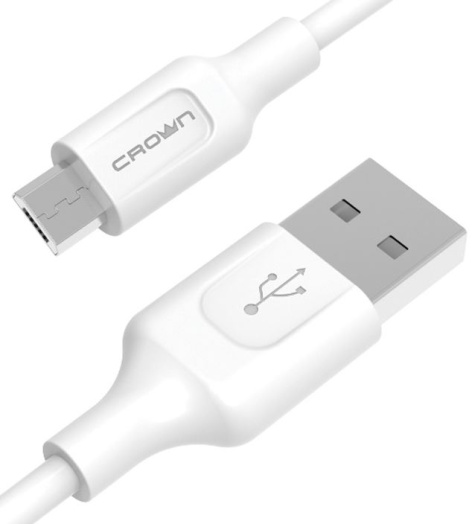 Изображение товара Кабель Crown CMCU-004M USB-A to Micro USB 1 метр цифровой двунаправленный