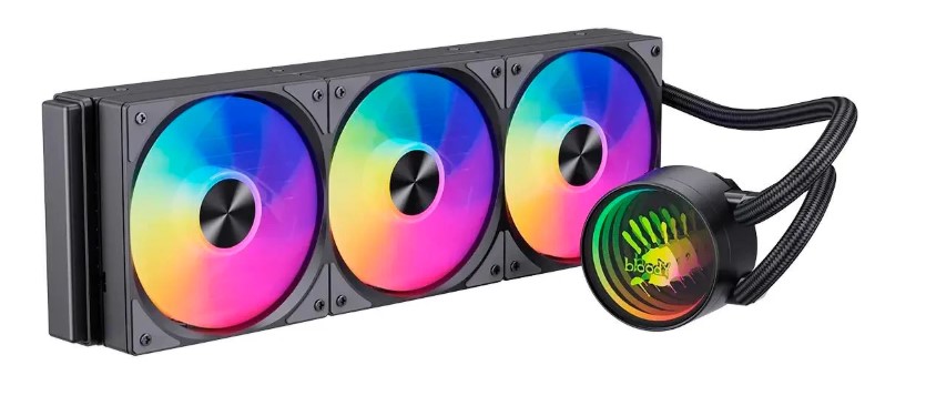 

Система охлаждения жидкостная Bloody LC-11-ARGB360-BK LGA1200/1700/1851/AM5/AM4 (300W 800-2500RPM 20-35dB Al+Cu 4-pin ARGB черный), LC-11-ARGB360-BK