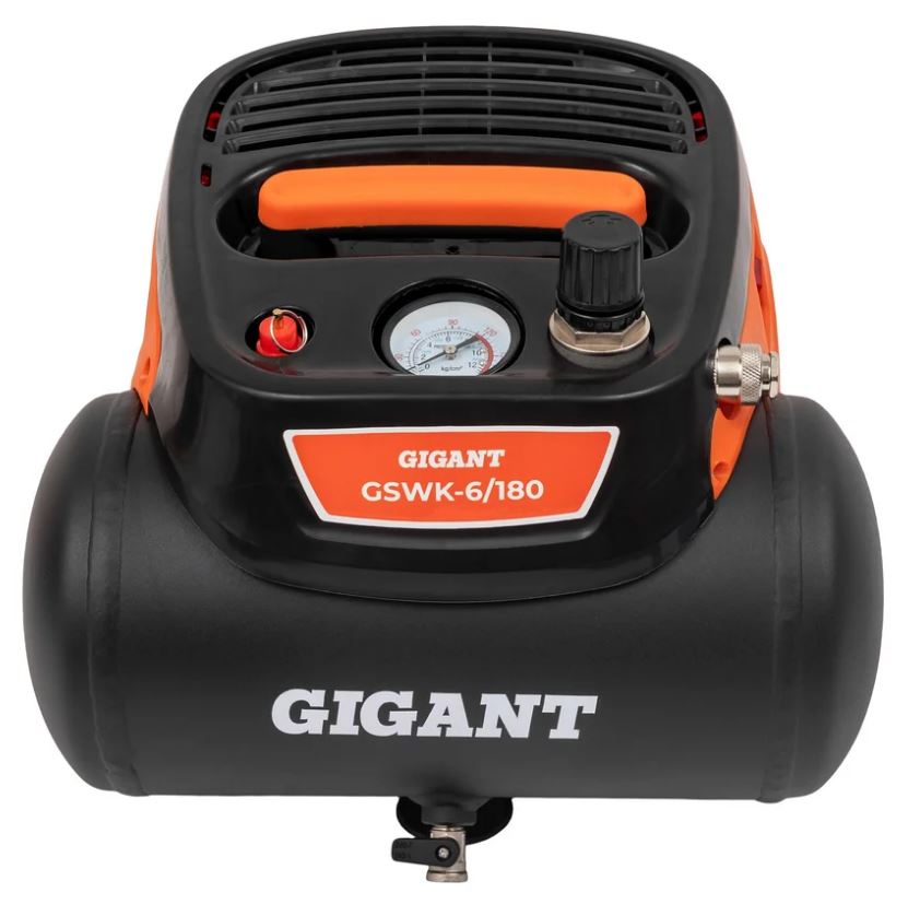 

Компрессор Gigant GSWK-6/180 безмасляный малошумный, GSWK-6/180