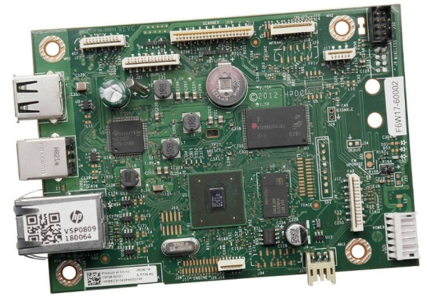 Изображение товара Оригинальная плата форматера HP F6W14-60002 для принтеров с факсом